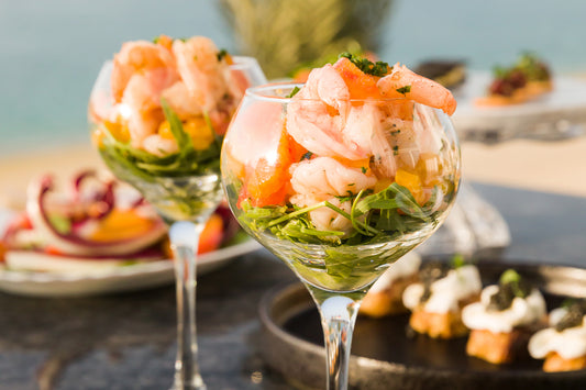 Cocktail Shrimp with White Remoulade Sauce