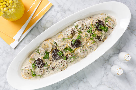 Ravioli With White Truffle Sauce